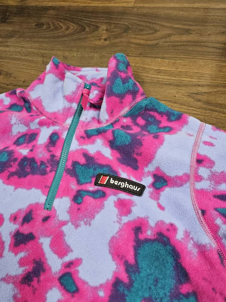 Berghaus Prism Womens Cropped Pullover 1/4 Zip Fleece Jumper - S/Small