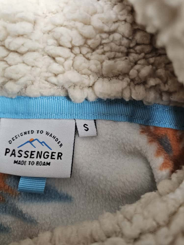 Passenger Womens Funnel Neck Aztec Print Fleece Jumper - S/Small