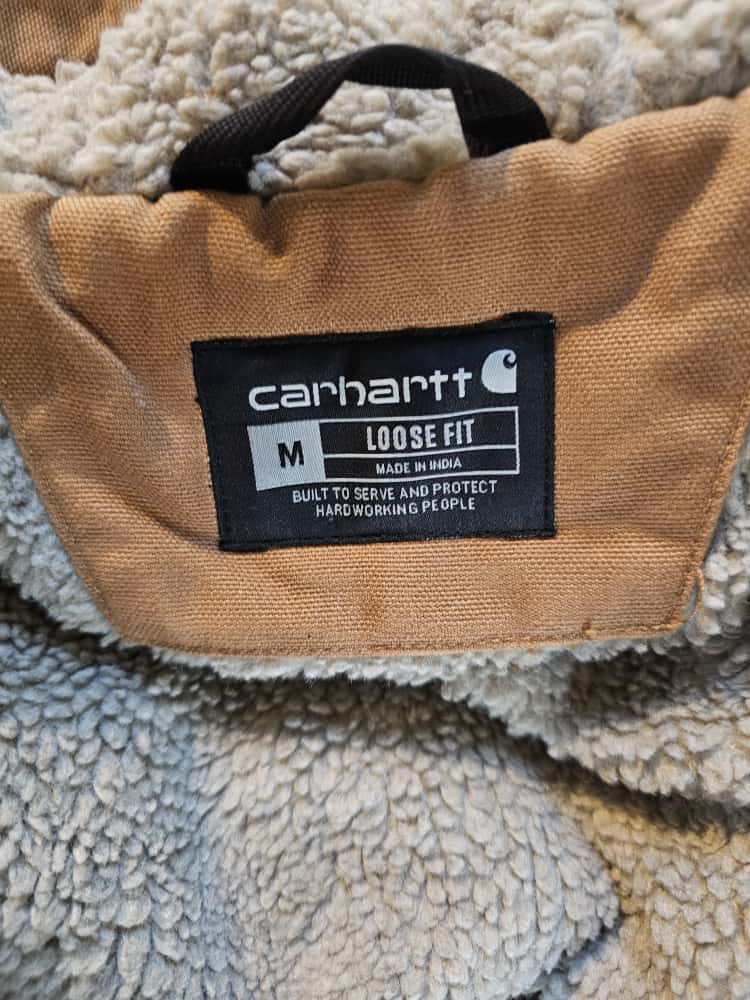 Carharrt Mens Tan Arctic Sherpa Lined Utility/Field Jacket - M/Medium L/Large - New without tags