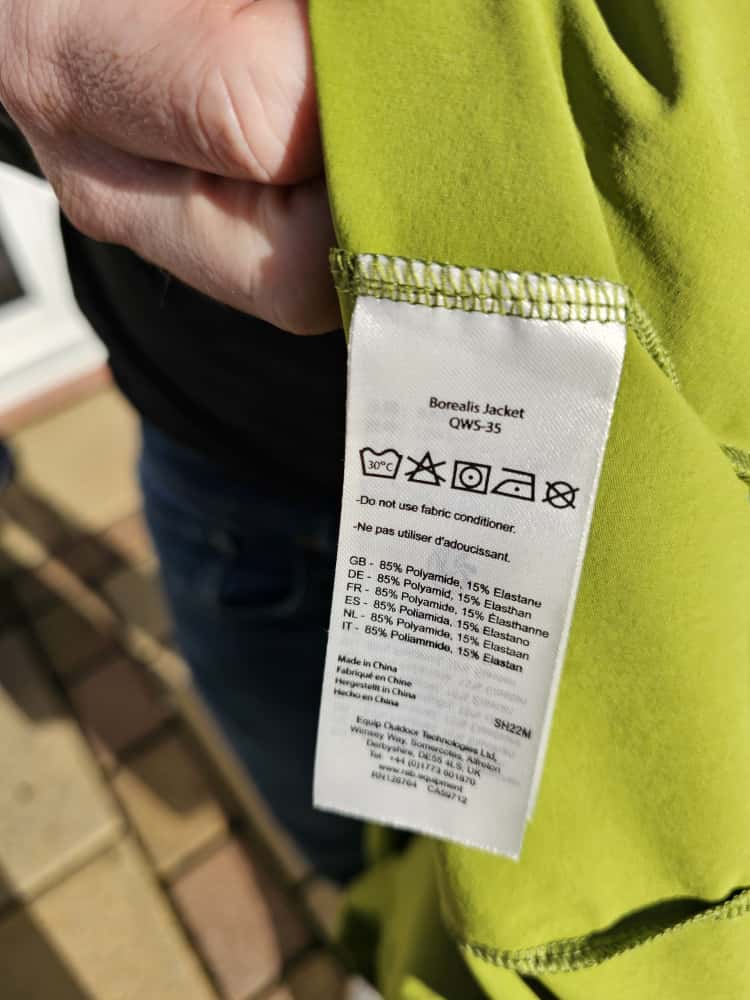 Rab Borealis Green Soft Shell Style Full Zip Hooded Climbing Jacket - L/Large