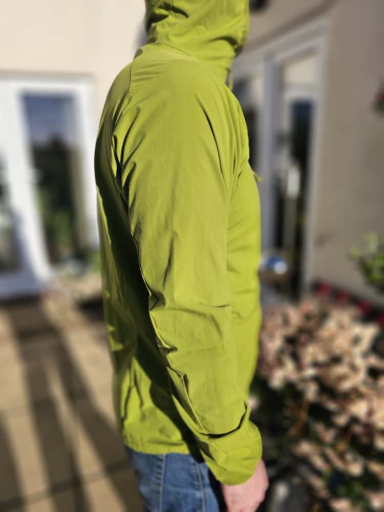Rab Borealis Green Soft Shell Style Full Zip Hooded Climbing Jacket - L/Large