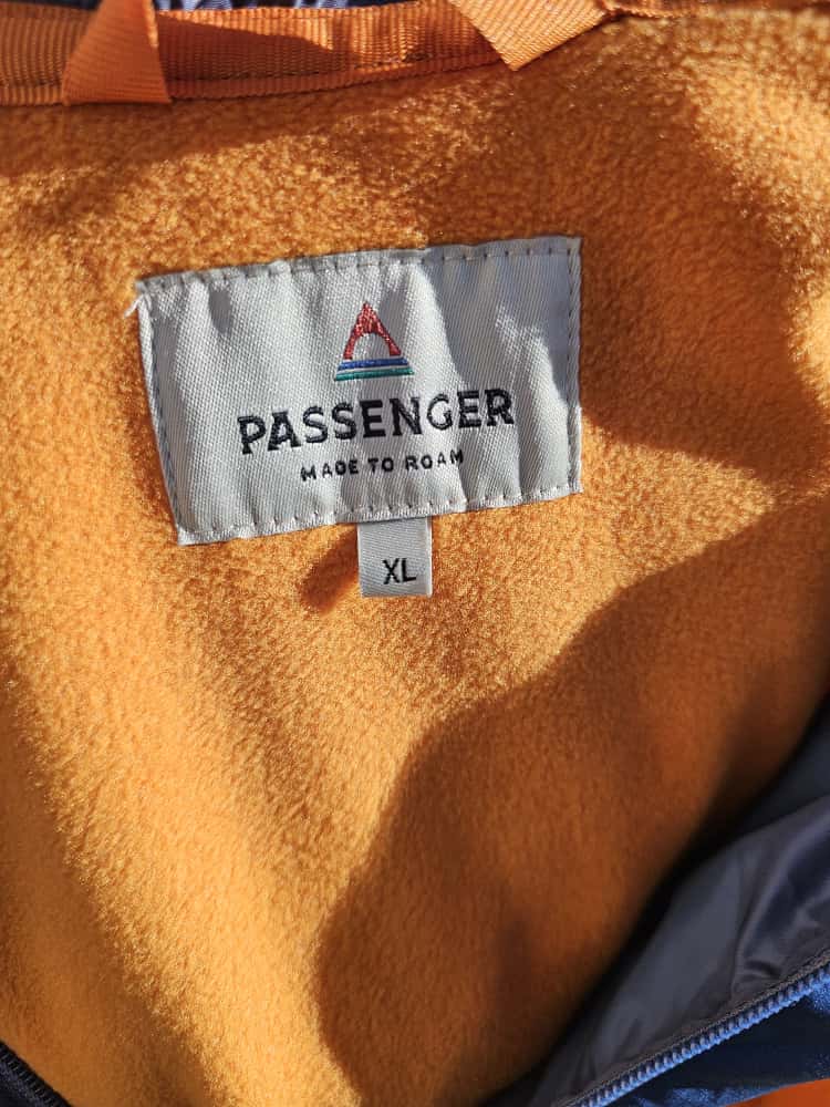 Passenger Mens 1/2 Zip Pullover Hooded Fleece Jumper - XL/Extra Large - Multicolour