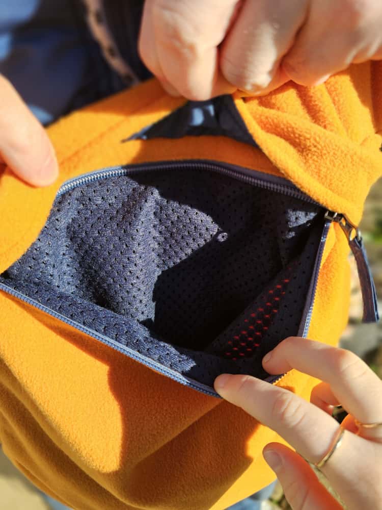 Passenger Mens 1/2 Zip Pullover Hooded Fleece Jumper - XL/Extra Large - Multicolour