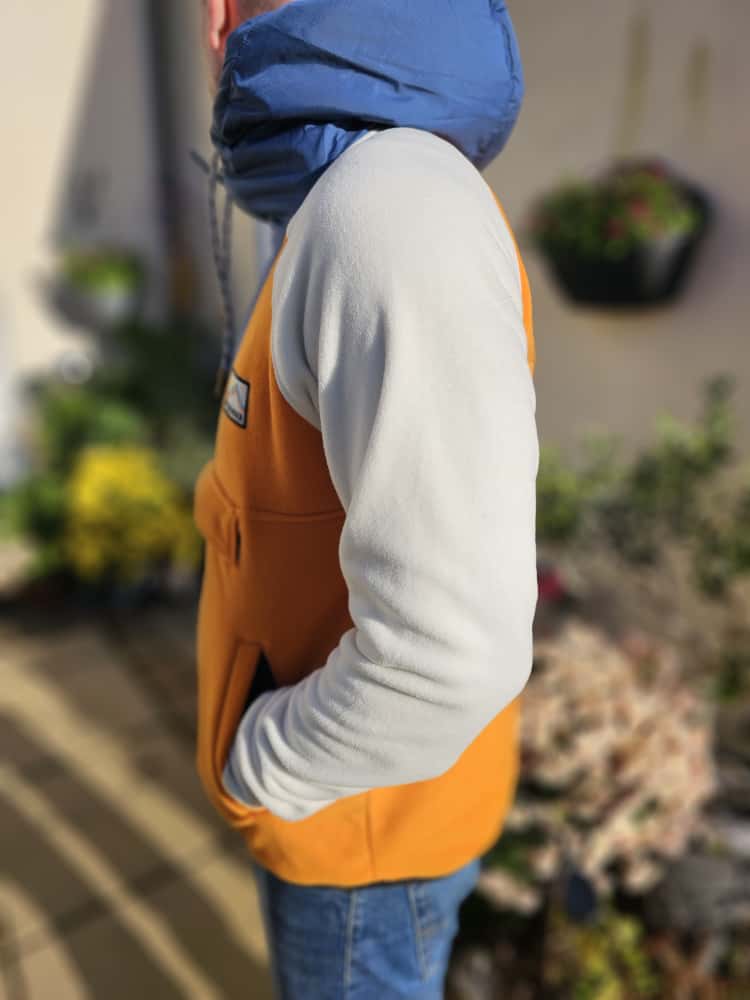 Passenger Mens 1/2 Zip Pullover Hooded Fleece Jumper - XL/Extra Large - Multicolour