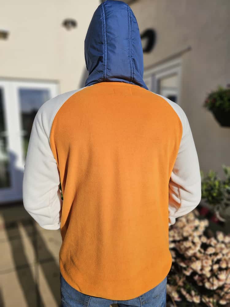 Passenger Mens 1/2 Zip Pullover Hooded Fleece Jumper - XL/Extra Large - Multicolour