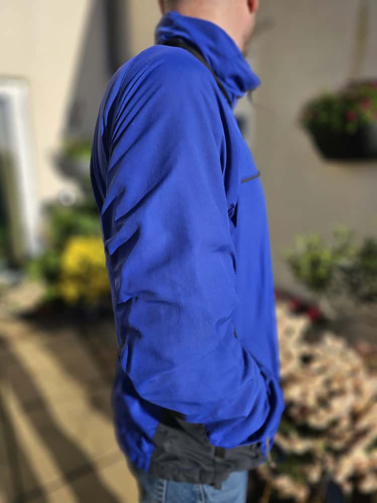 Rab Mens Full Zip Vapour-Rise Fleece Lined Jacket - XL/Extra Large - Blue