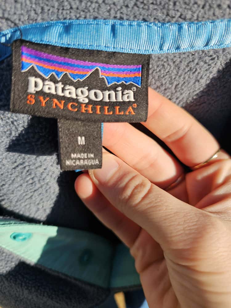 Patagonia Mens Synchilla Pullover Snap Button Fleece Jumper - M/Medium