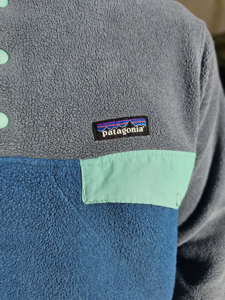 Patagonia Mens Synchilla Pullover Snap Button Fleece Jumper - M/Medium