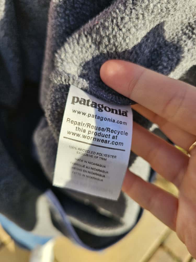 Patagonia Mens Synchilla Pullover Snap Button Fleece Jumper - M/Medium