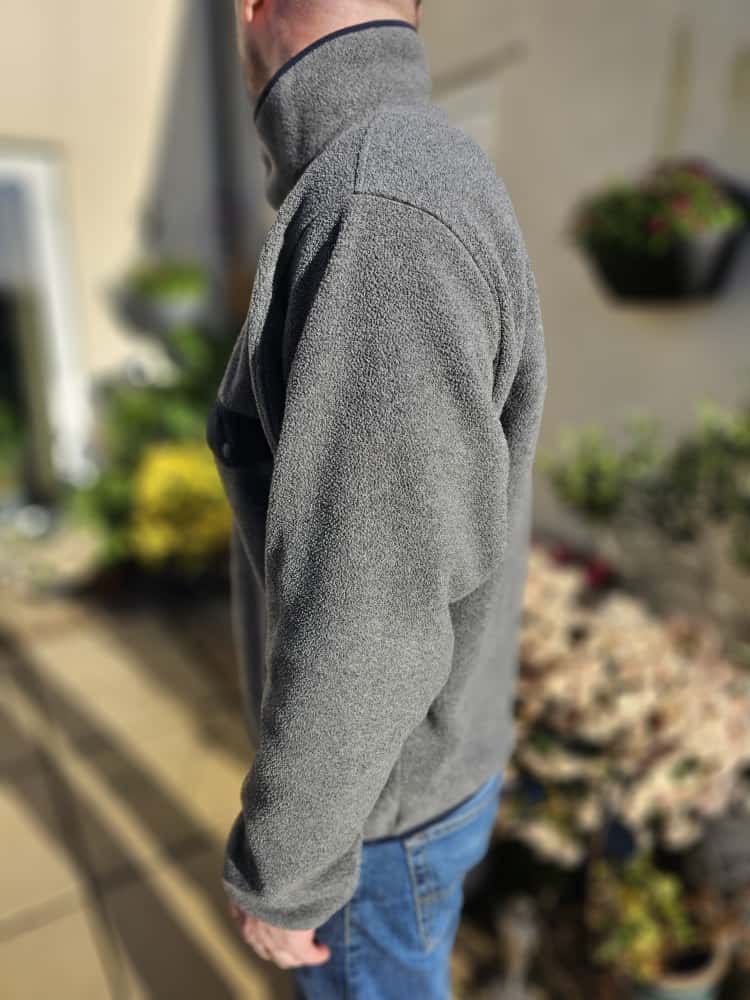 Patagonia Mens Synchilla Pullover Snap Button Fleece Jumper - M/Medium