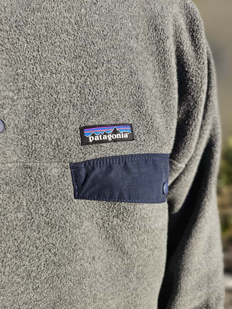 Patagonia Mens Synchilla Pullover Snap Button Fleece Jumper - M/Medium