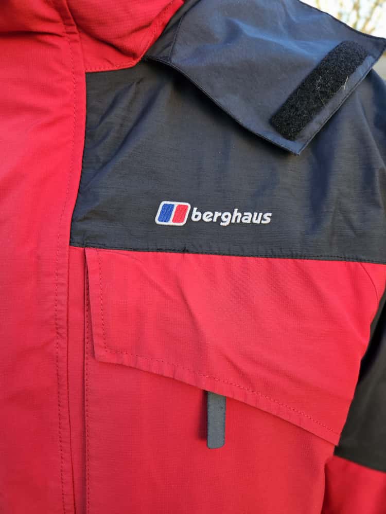 Berghaus Mens Glacier Peak Gore-Tex XCR Full Zip Hooded Jacket/Coat - L/Large - Red/Black/Yellow