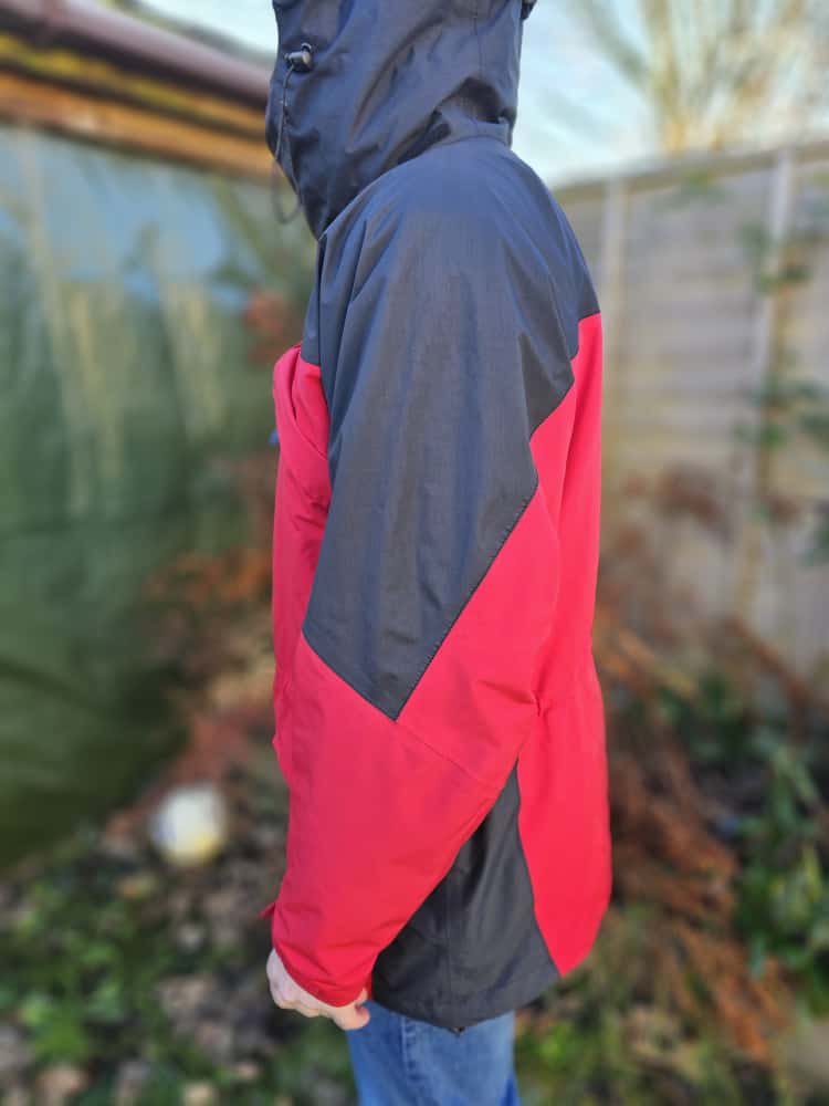 Berghaus Mens Glacier Peak Gore-Tex XCR Full Zip Hooded Jacket/Coat - L/Large - Red/Black/Yellow