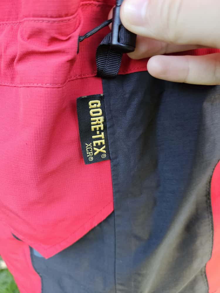 Berghaus Mens Glacier Peak Gore-Tex XCR Full Zip Hooded Jacket/Coat - L/Large - Red/Black/Yellow