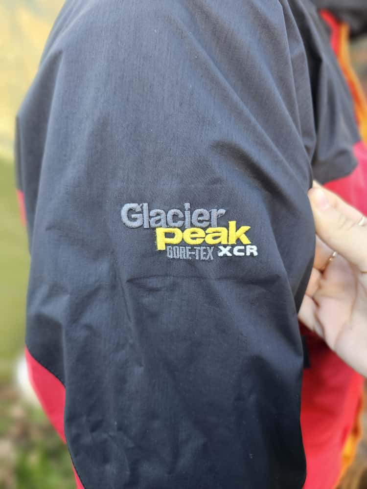 Berghaus Mens Glacier Peak Gore-Tex XCR Full Zip Hooded Jacket/Coat - L/Large - Red/Black/Yellow