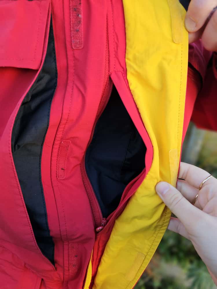 Berghaus Mens Glacier Peak Gore-Tex XCR Full Zip Hooded Jacket/Coat - L/Large - Red/Black/Yellow