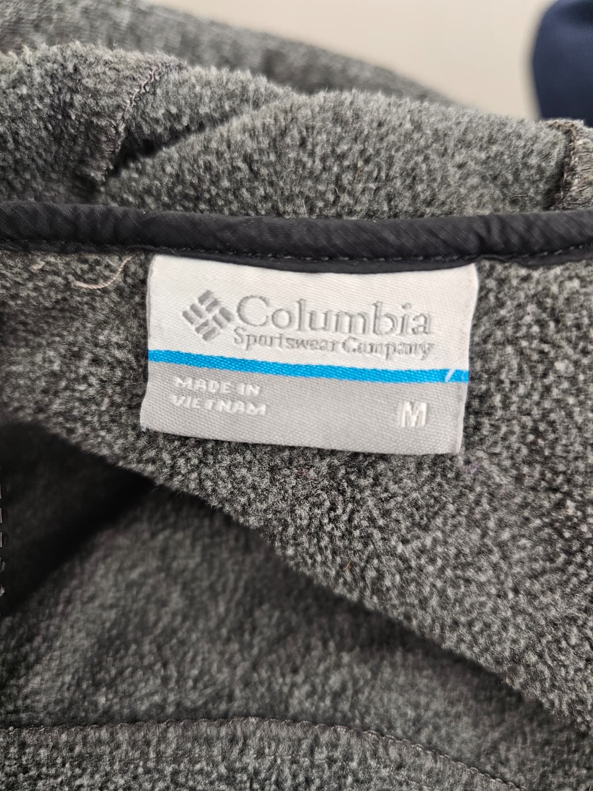 Columbia Womens Full Zip Hybrid Quilted Fleece Hooded Jacket - M/Medium - Grey/Black