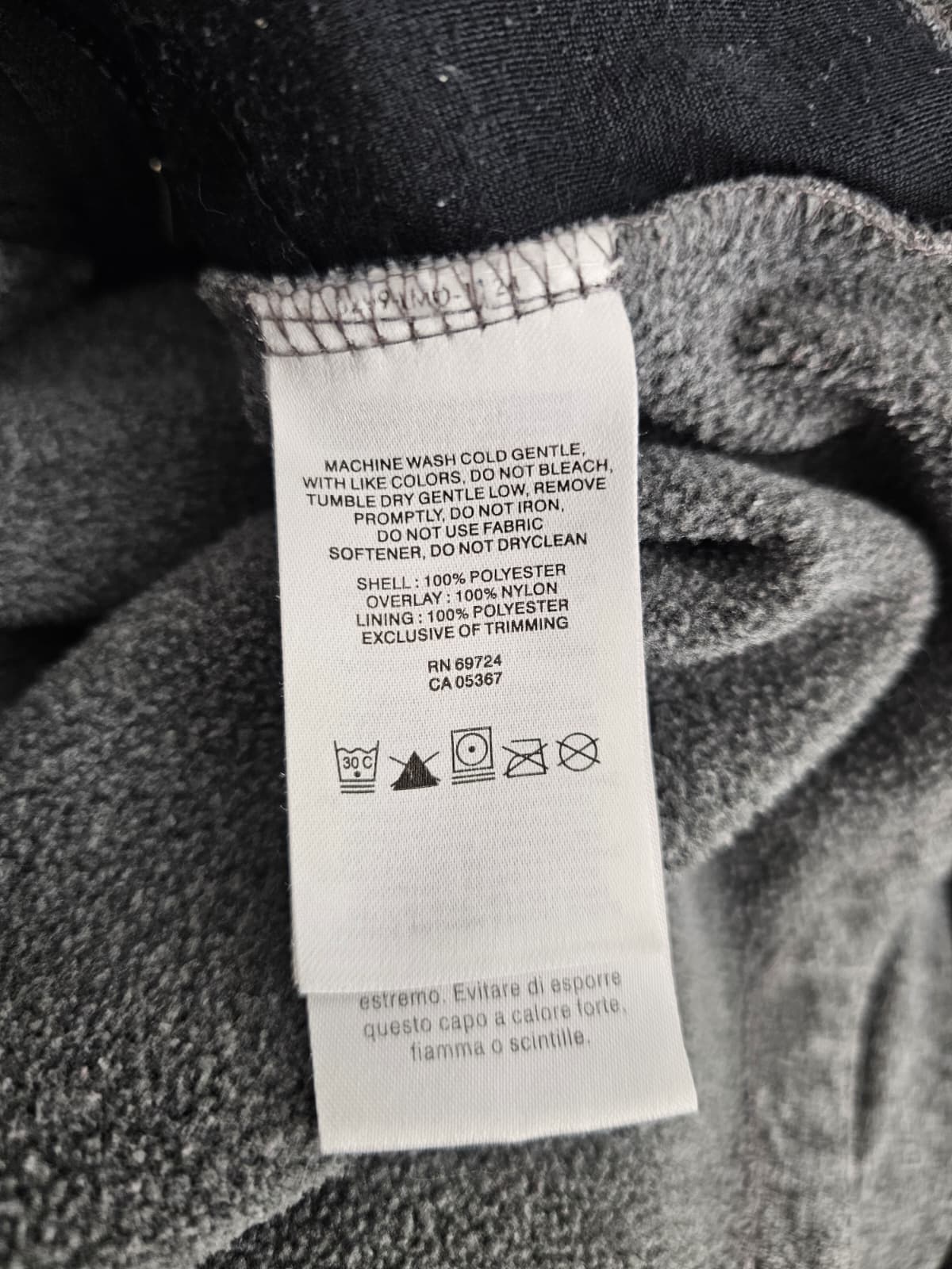 Columbia Womens Full Zip Hybrid Quilted Fleece Hooded Jacket - M/Medium - Grey/Black