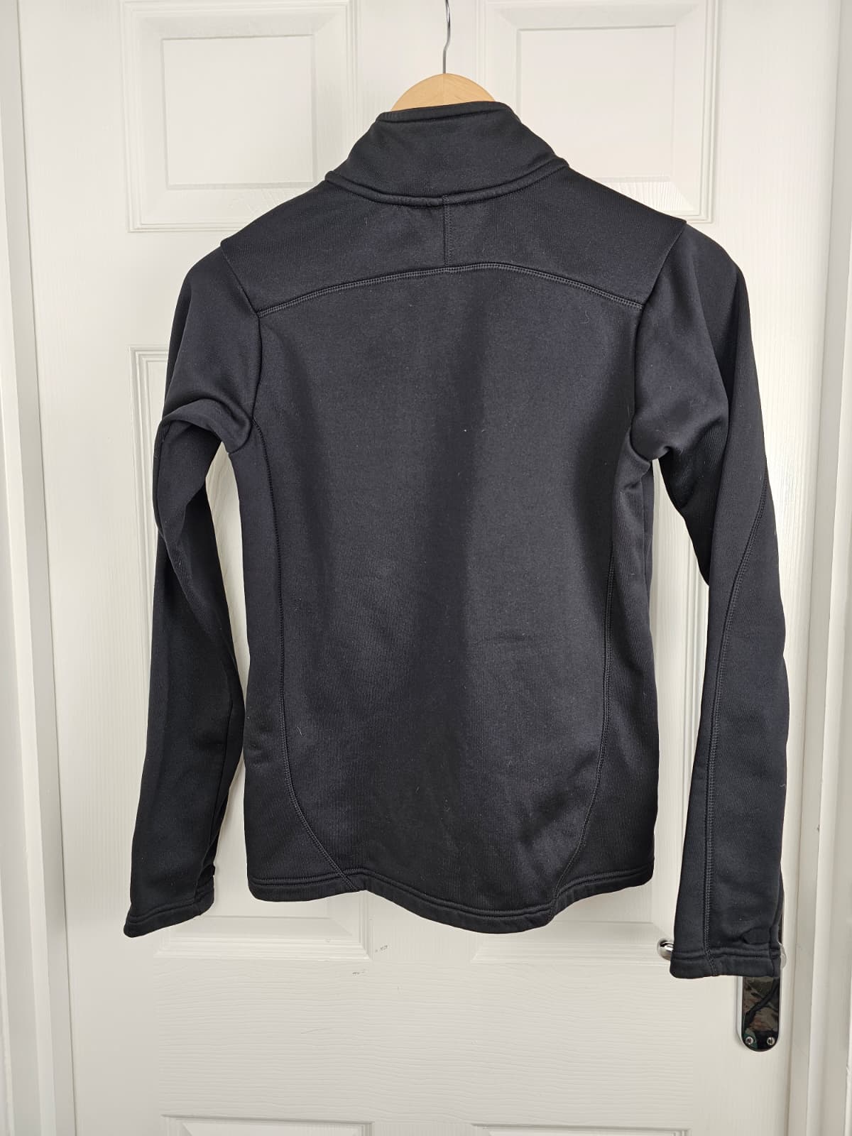 Rab Womens Polartec Power Stretch 1/2 Zip Pullover Fleece Mid Layer Activewear Jumper - 12 - Black