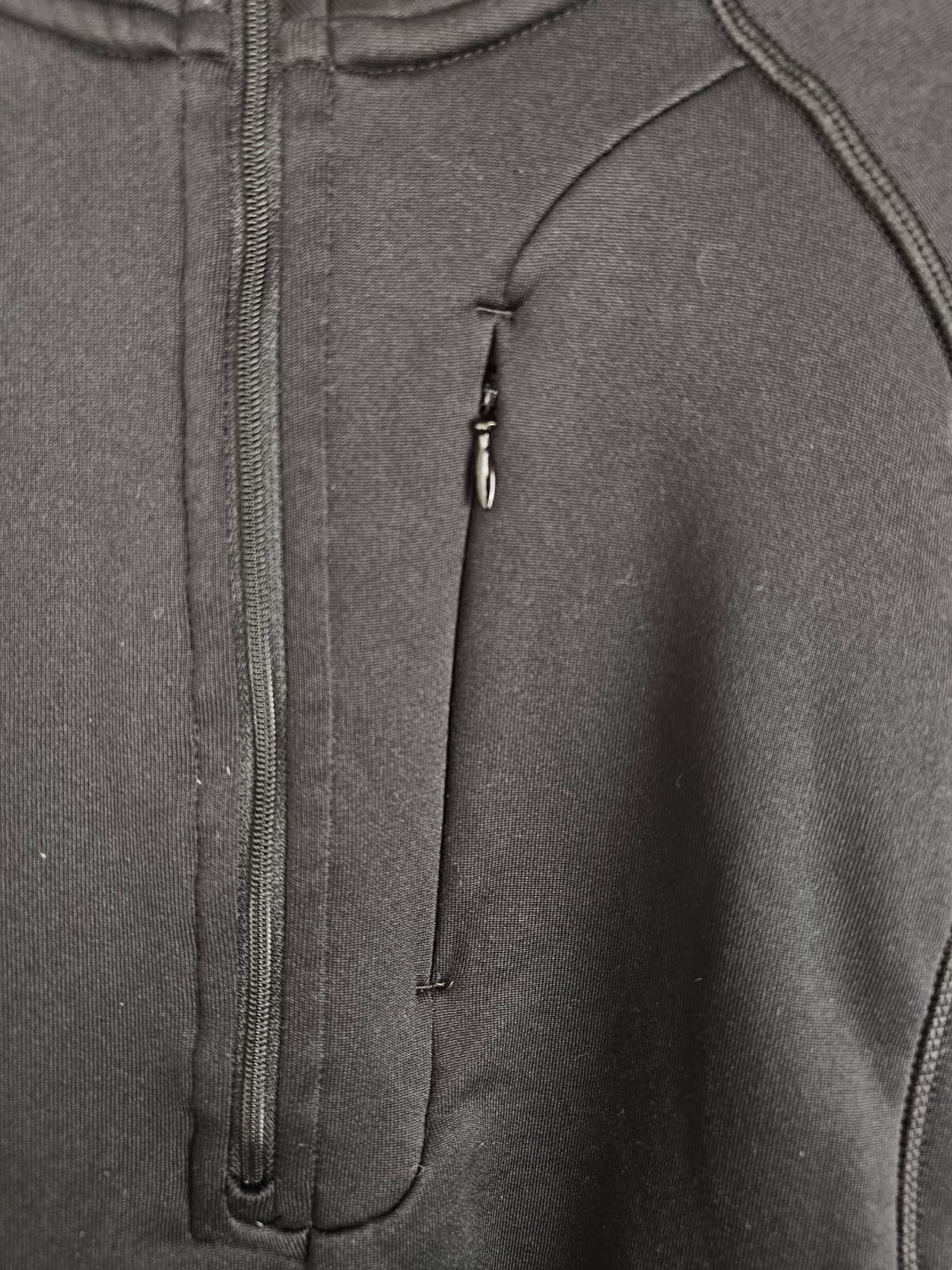 Rab Womens Polartec Power Stretch 1/2 Zip Pullover Fleece Mid Layer Activewear Jumper - 12 - Black