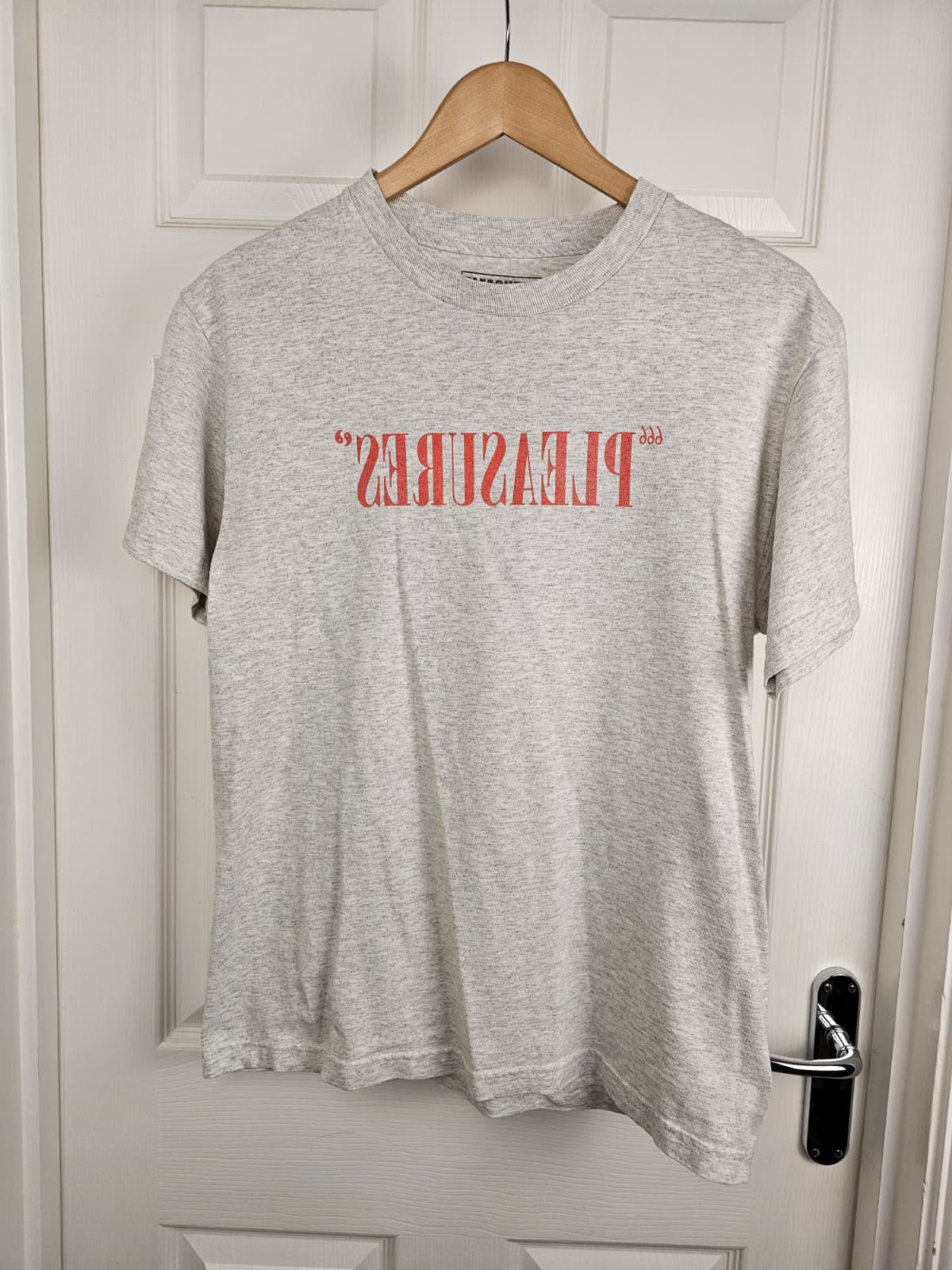 Pleasures NOW Mens Short Sleeve Printed T-Shirt - M/Medium - Grey
