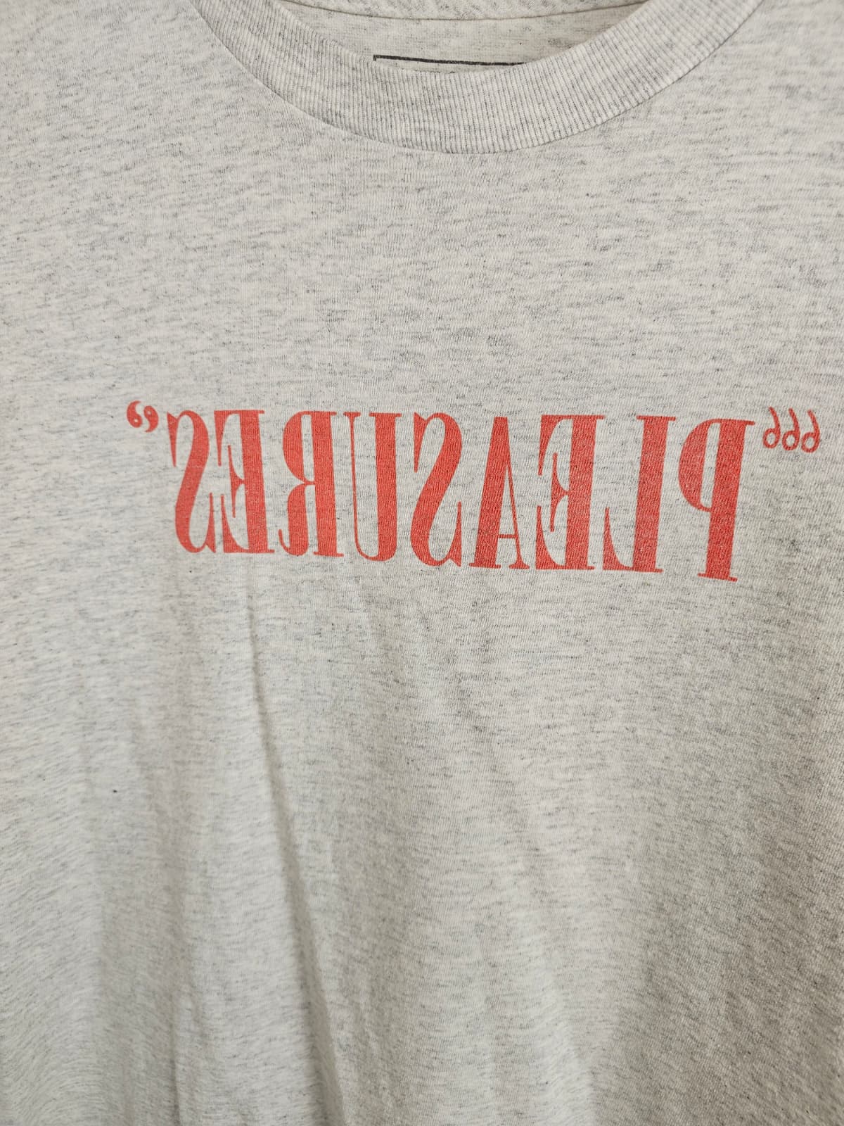 Pleasures NOW Mens Short Sleeve Printed T-Shirt - M/Medium - Grey