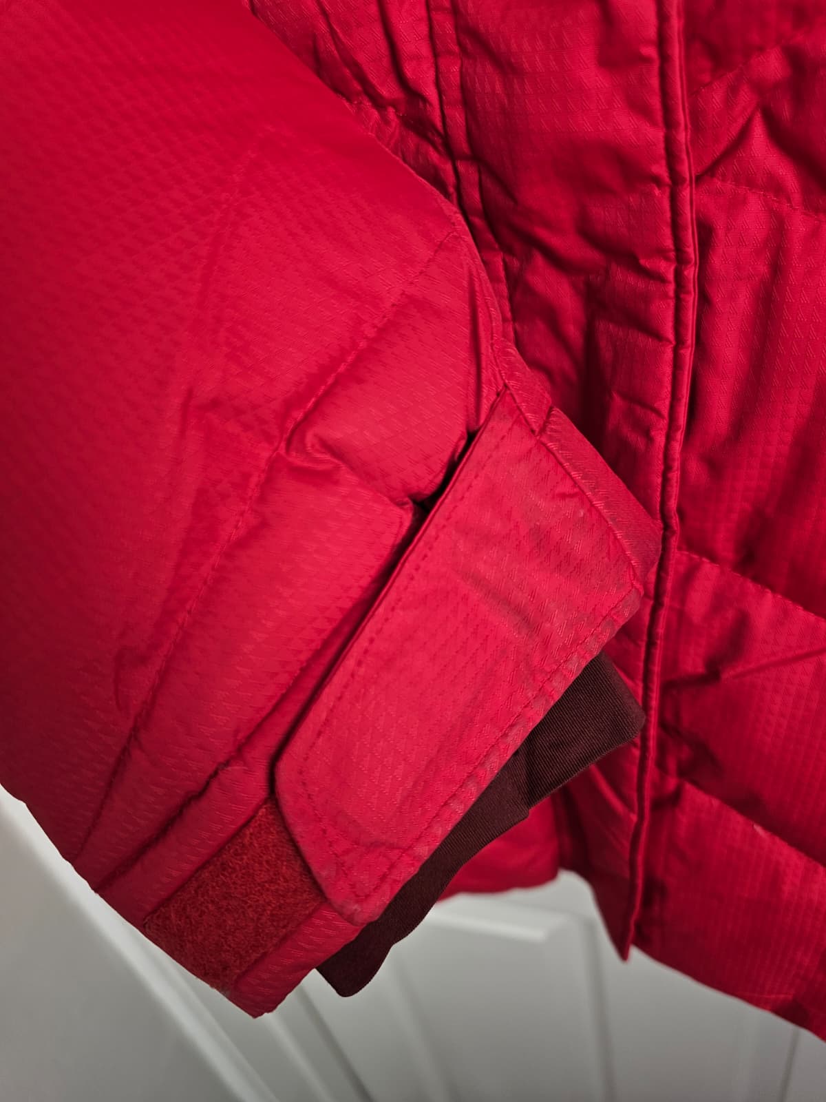 Columbia Omni-Heat Down Full Zip Hooded Ski/Snowboard Winter Jacket/Coat - L/Large - Red