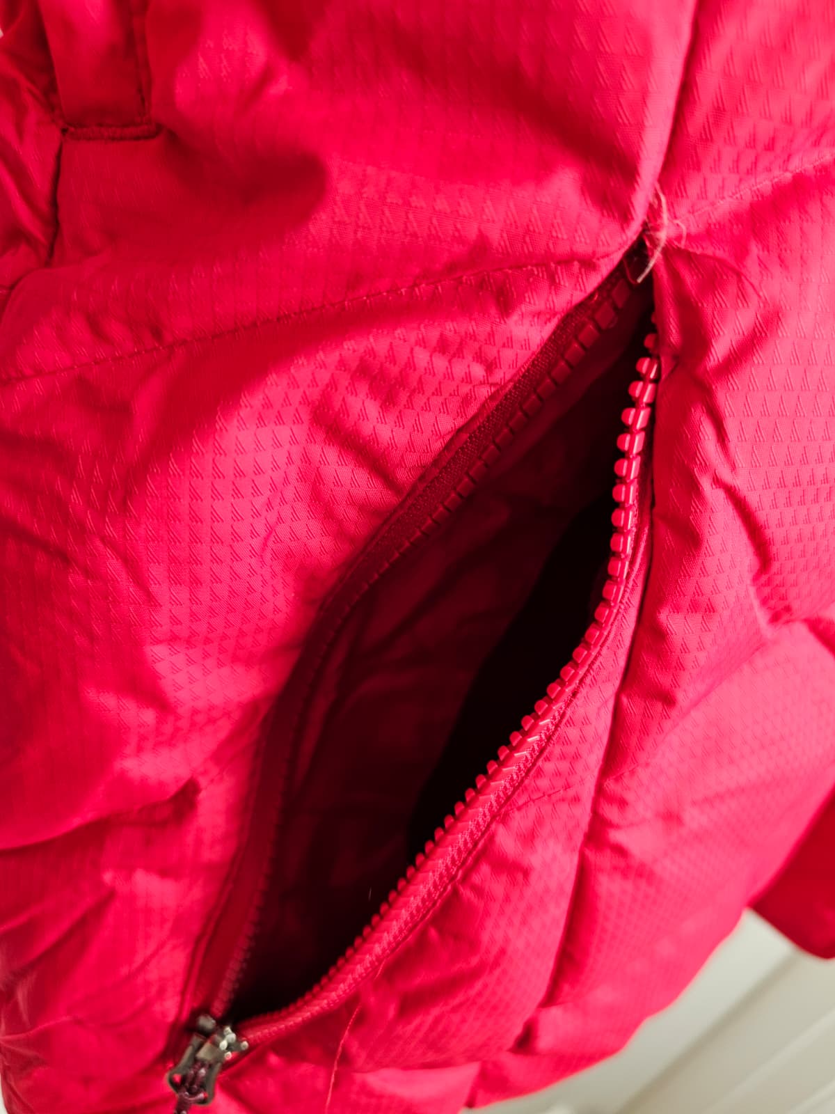 Columbia Omni-Heat Down Full Zip Hooded Ski/Snowboard Winter Jacket/Coat - L/Large - Red