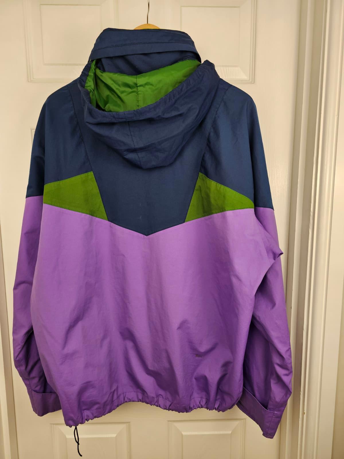 Berghaus Mens 1/2 Zip Pullover Smock/Jacket - XL/Extra Large - Purple/Navy
