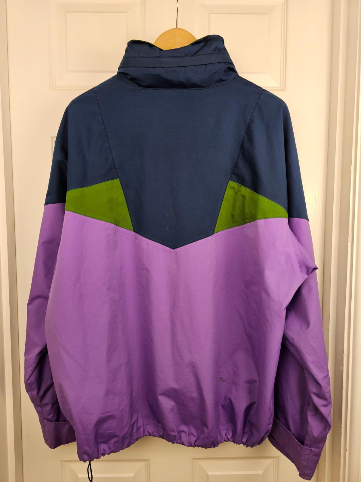 Berghaus Mens 1/2 Zip Pullover Smock/Jacket - XL/Extra Large - Purple/Navy