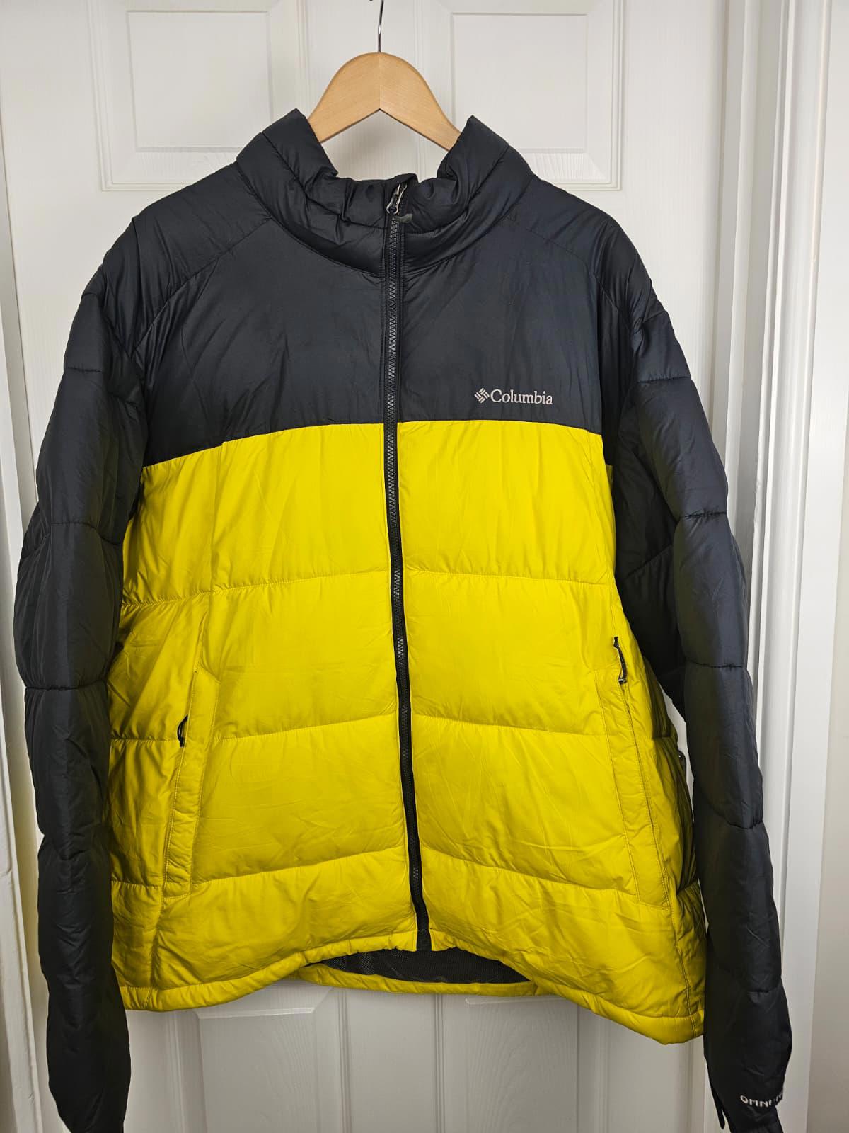 Columbia Mens Full Zip Omni-Heat Reflective Puffer Coat/Jacket - XXL/2XL