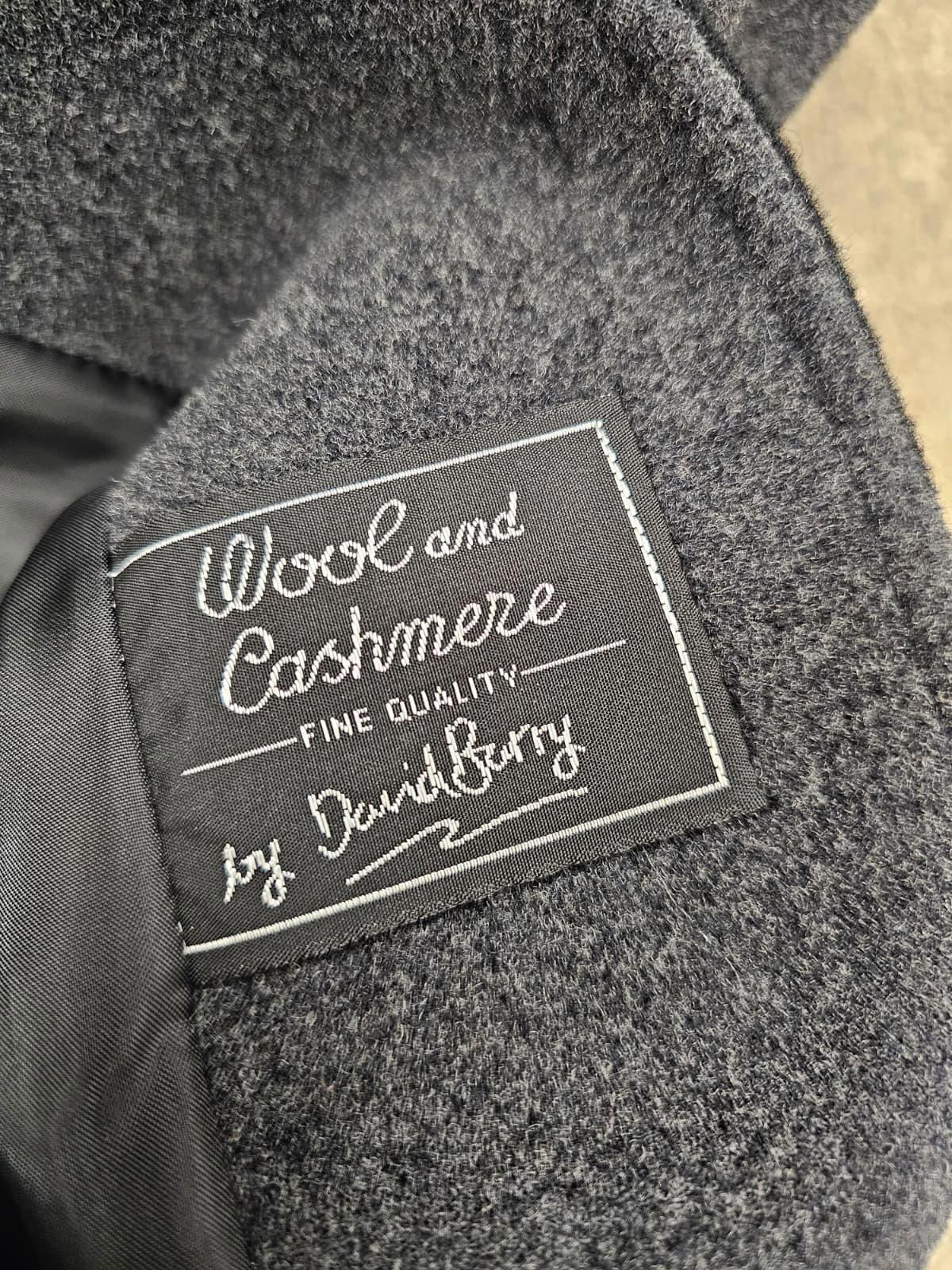 David Barry Exquisite Wool & Cashmere Button Up Smart Casual Jacket/Coat - UK 14