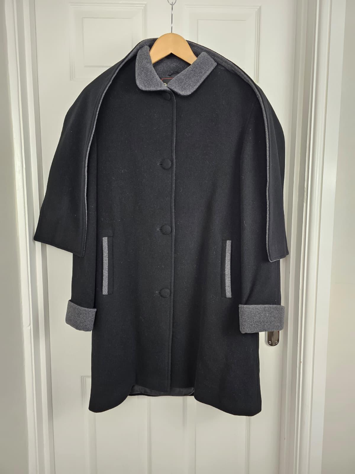 David Barry Exquisite Wool & Cashmere Button Up Smart Casual Jacket/Coat - UK 14
