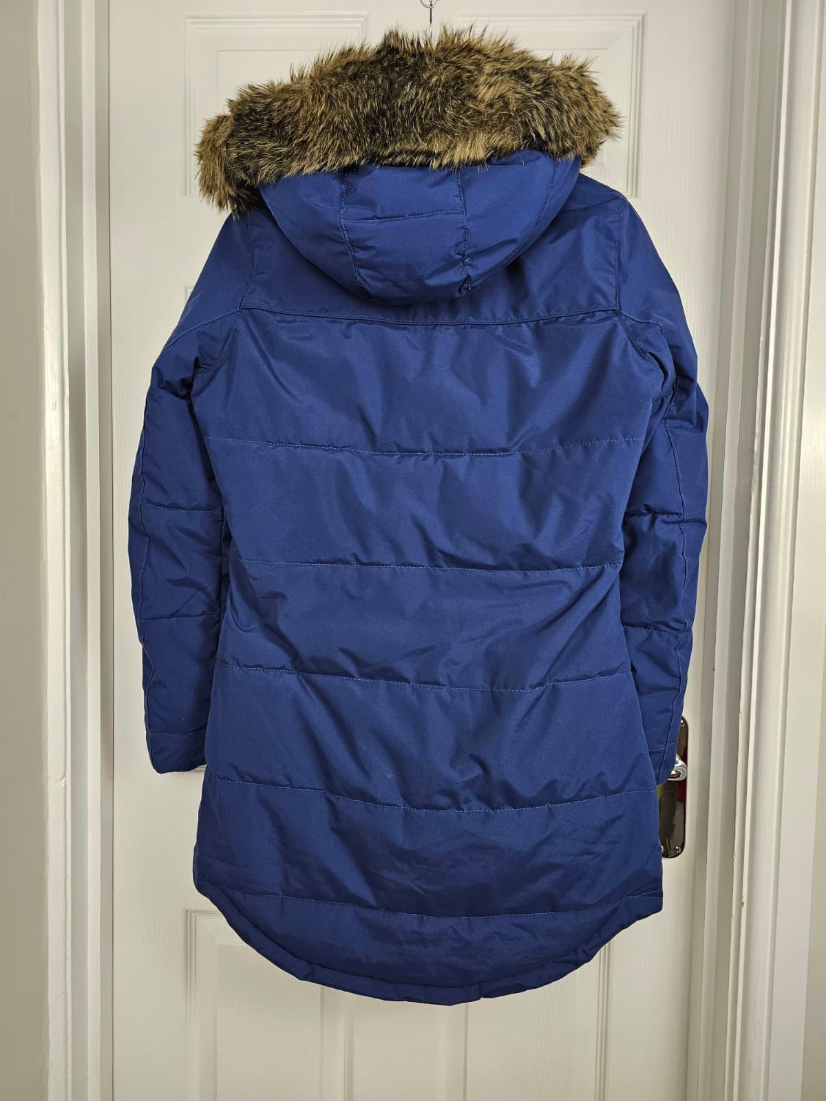 Roxy Women's Full Zip Hooded Winter Warm Parka Jacket/Coat - S/Small - Blue