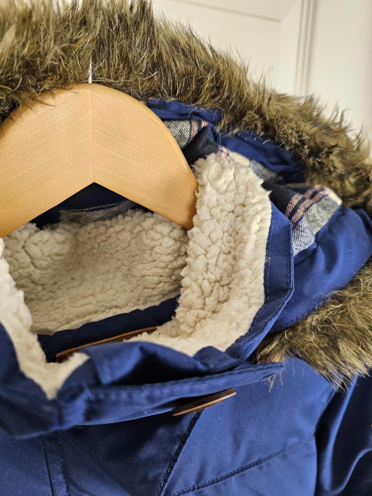 Roxy Women's Full Zip Hooded Winter Warm Parka Jacket/Coat - S/Small - Blue