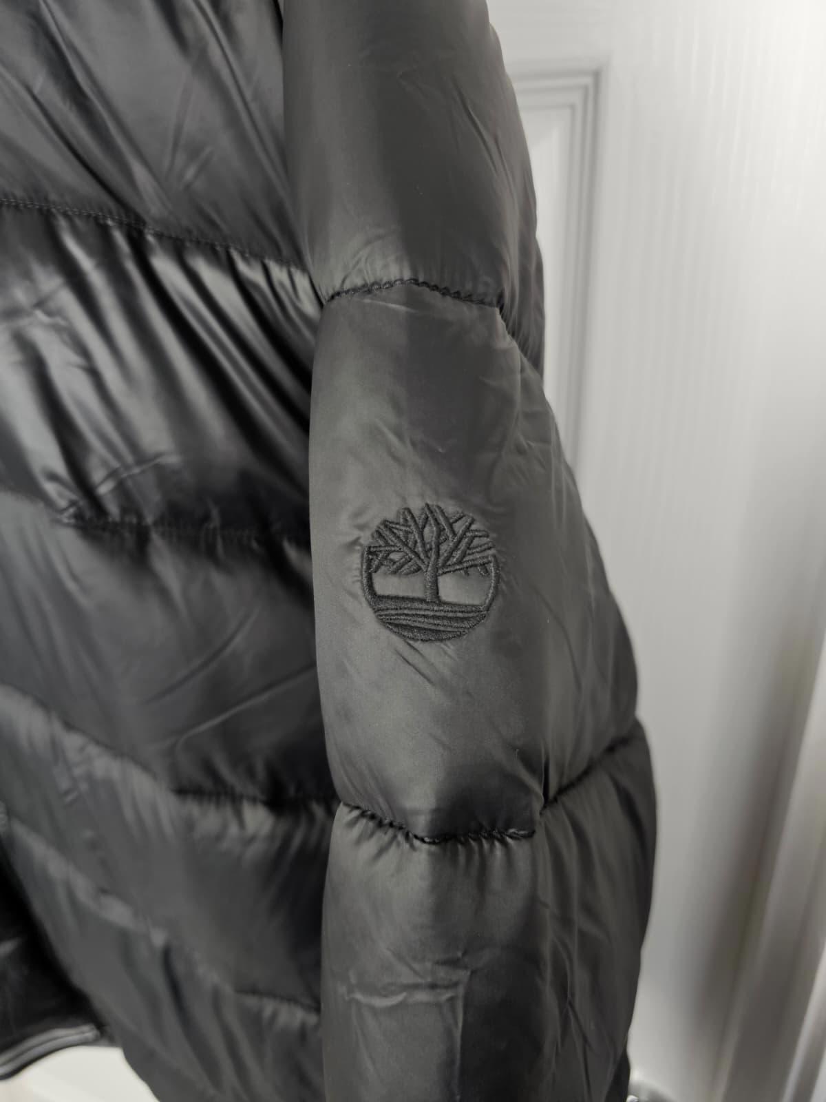 Timberland Womens Full Zip Hooded Puffer Jacket/Coat - XL - Black