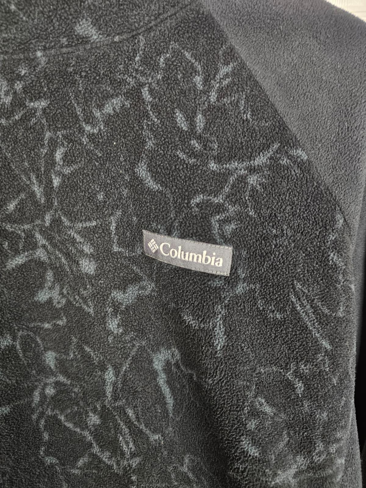 Columbia Womens Pullover Fleece Hoodie Jumper - XL/Extra Large - Black/Grey