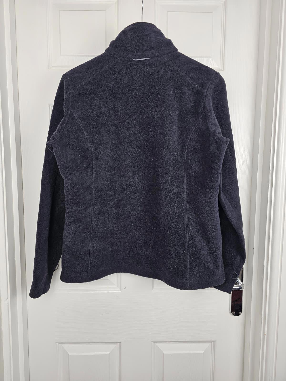 Columbia Womens Reflective Lined Full Zip Fleece Jacket- S/Small  -Black