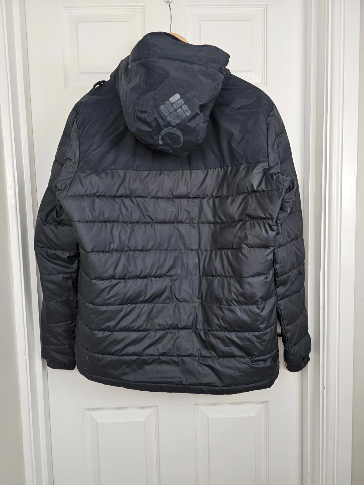Columbia Mens Full Zip Hooded Omni-Heat Smart Casual Jacket - M/Medium - Black