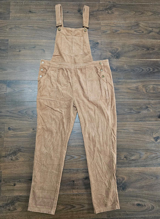 Passenger Womens Corduroy Dungarees - XL/Extra Large - Brown