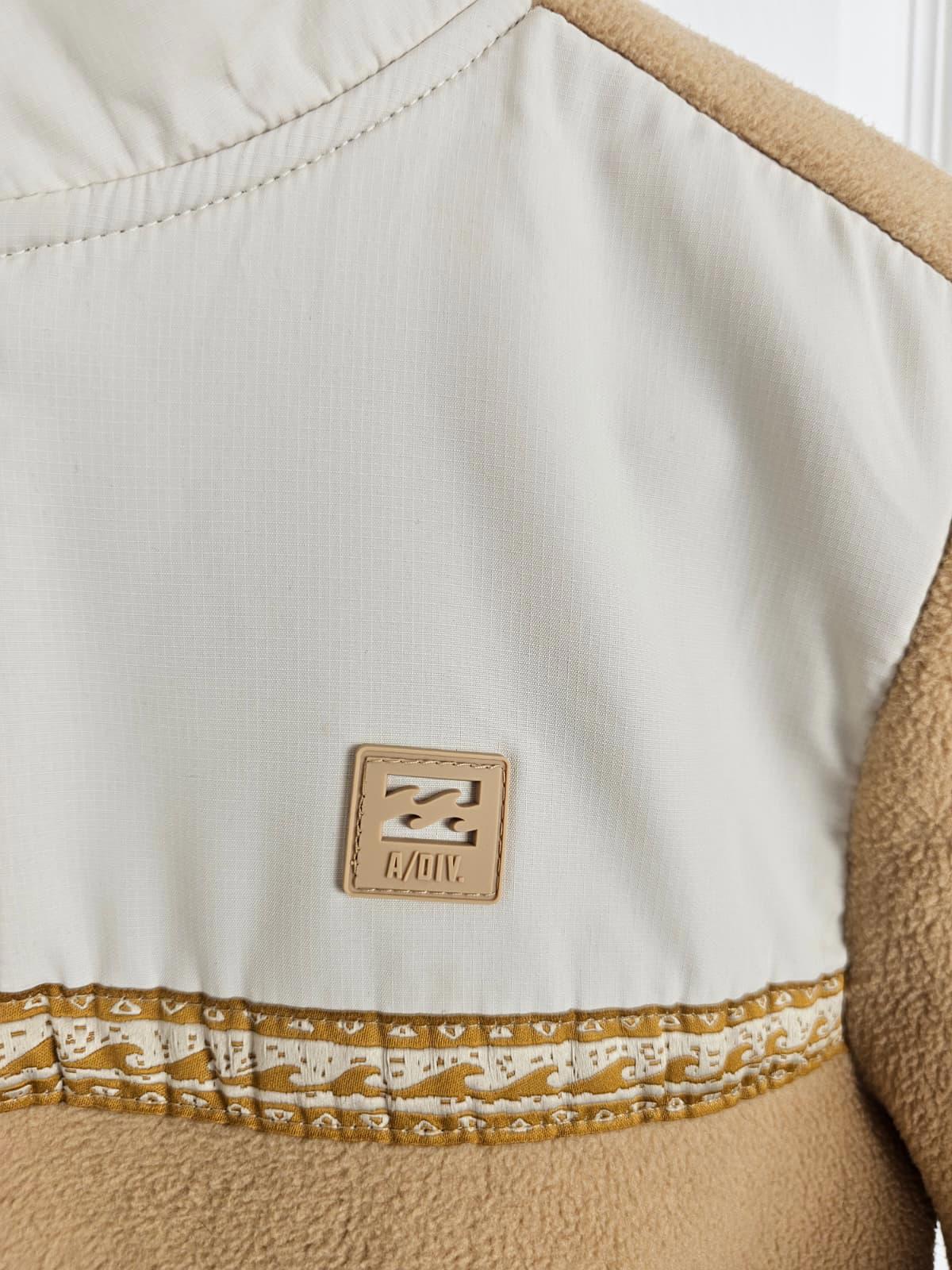 Billabong ADV Womens 1/2 Zip Pullover Fleece Jumper - S/Small - Beige