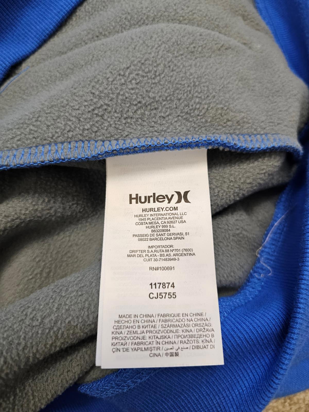 Hurley X Nike Therma Fit Mens Full Zip Hooded Fleece Lined Jacket - M/Medium