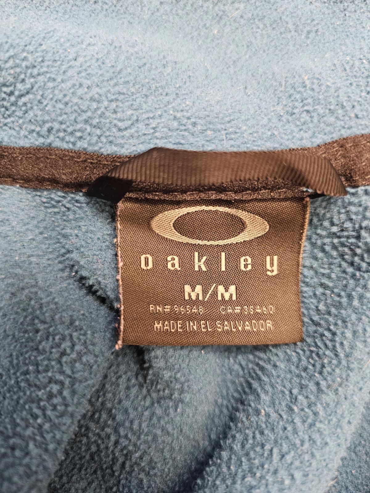 Oakley Womens Y2K 2000s 1/4 Zip Pullover Fleece Jumper - M/Medium 10