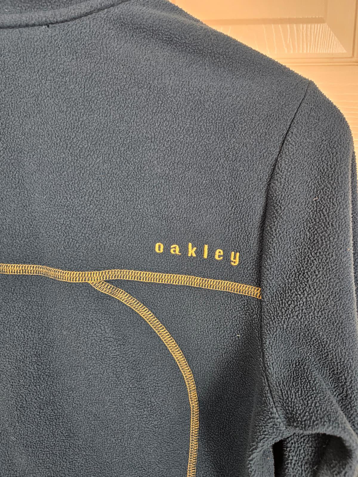 Oakley Womens Y2K 2000s 1/4 Zip Pullover Fleece Jumper - M/Medium 10