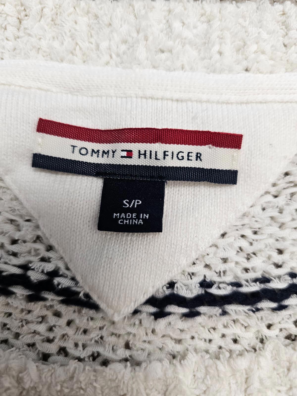 Tommy Hilfiger Womens Pullover Knitted Striped Nautical Style Sweater/Jumper - S