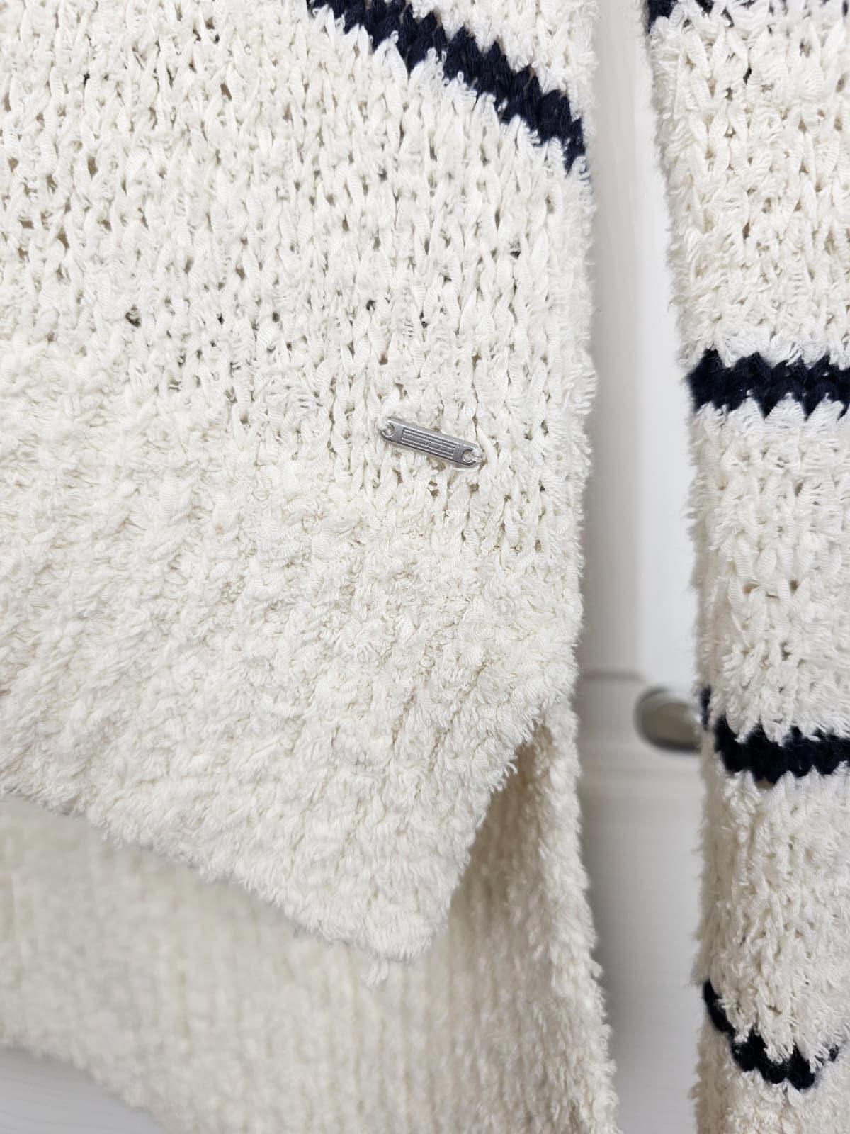 Tommy Hilfiger Womens Pullover Knitted Striped Nautical Style Sweater/Jumper - S
