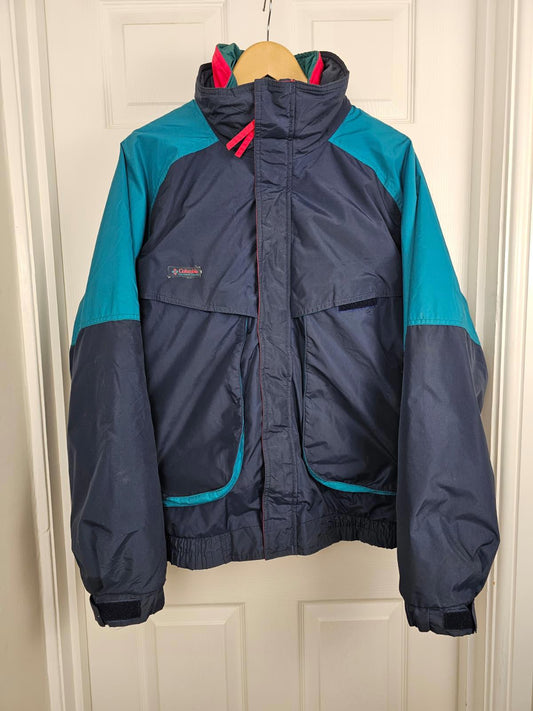 Columbia Mens 90s 3-In-1 Full Zip Powder Keg Jacket/Coat - L/Large