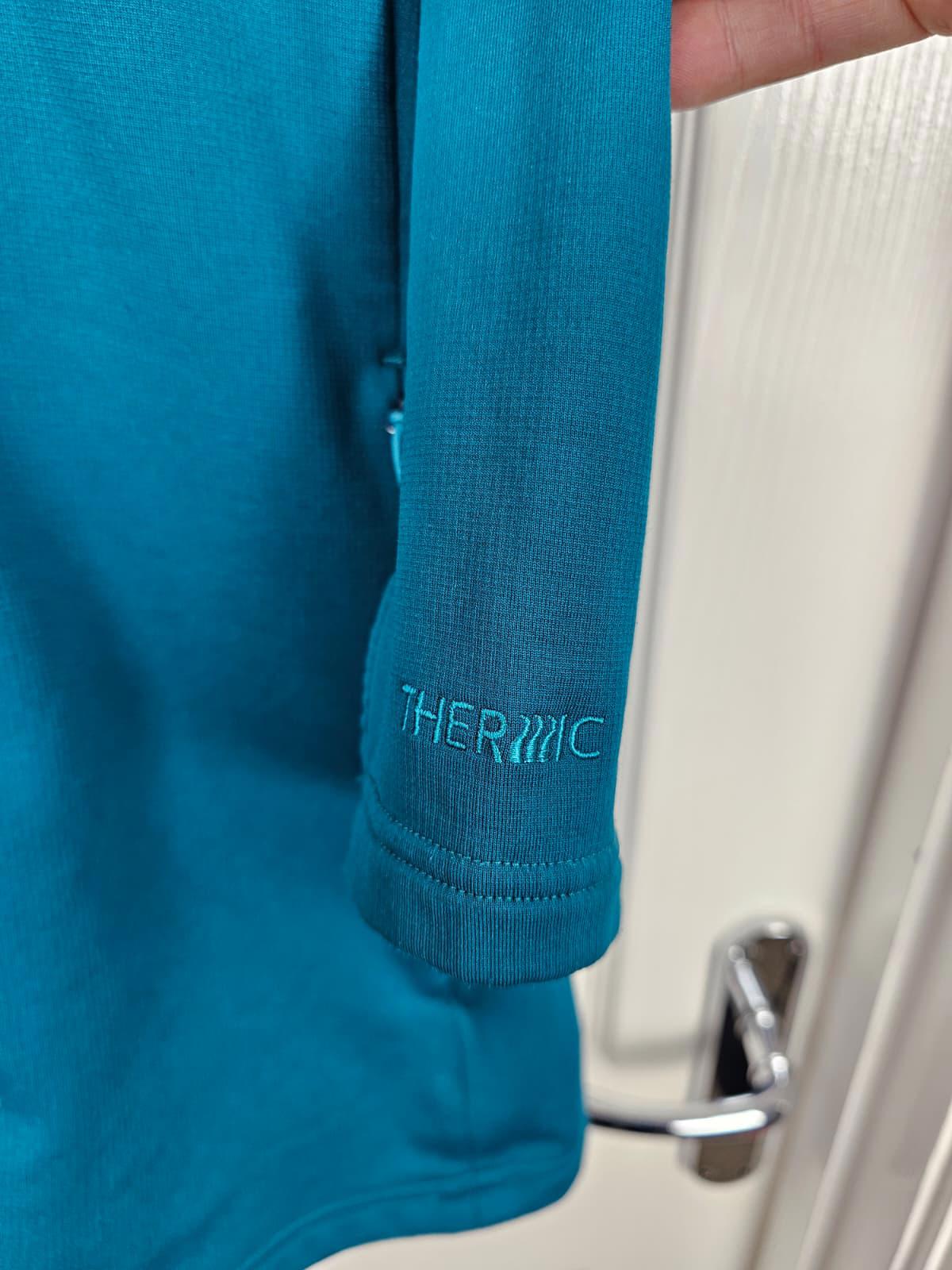 Rab Womens Thermic Full Zip Hooded Fleece Jacket - UK 14 - Aqua Green