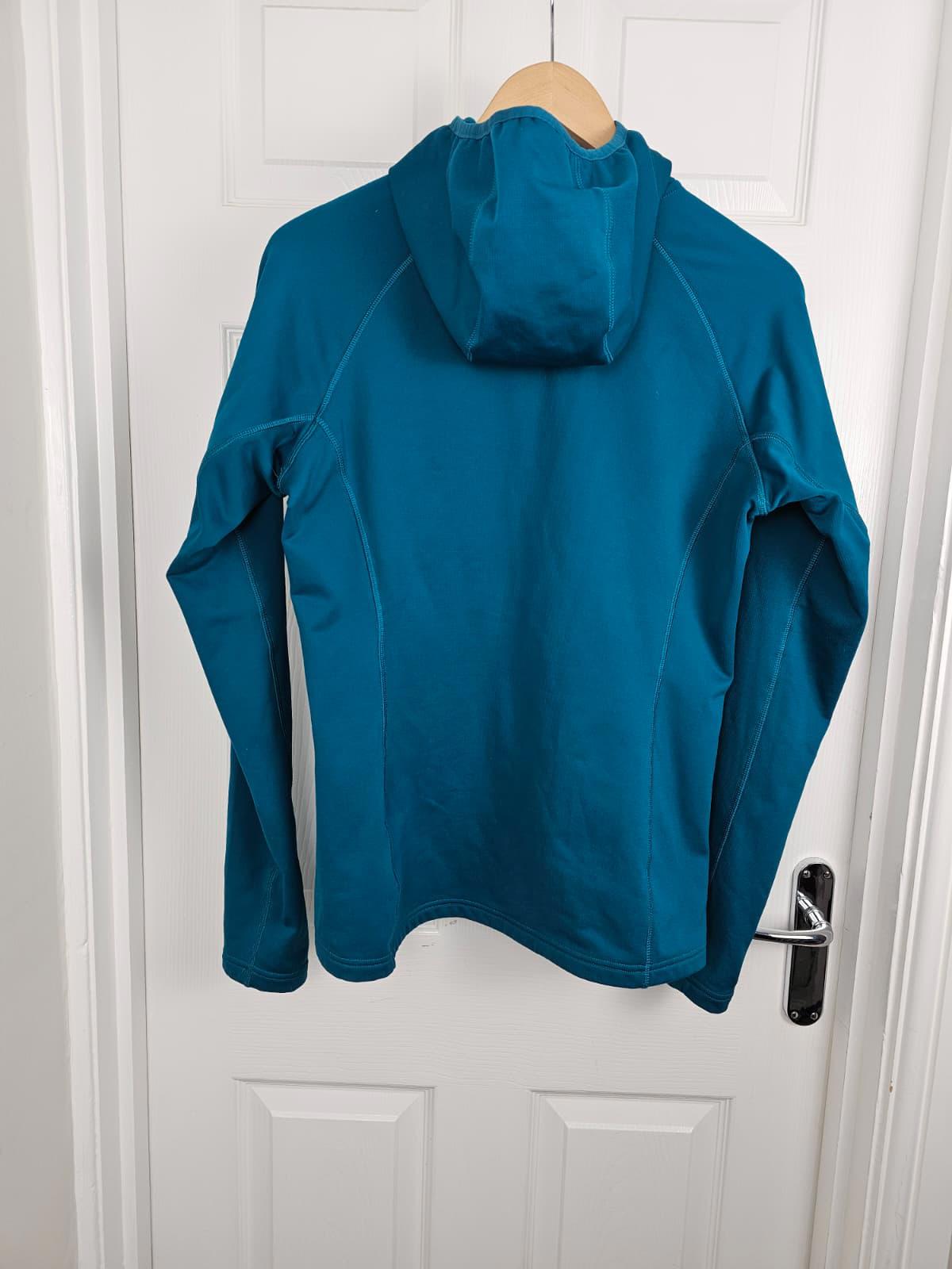 Rab Womens Thermic Full Zip Hooded Fleece Jacket - UK 14 - Aqua Green