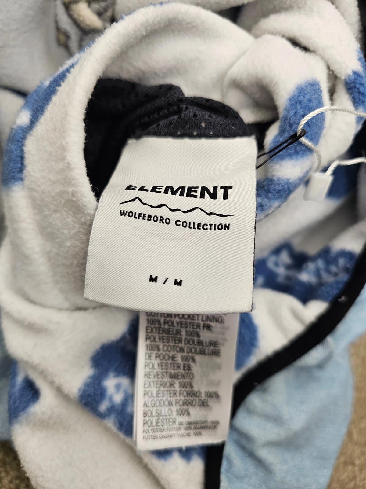 Element Unisex Reversible Full Zip Fleece/Lined Jacket - M/Medium - Blue/White